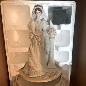 Beautiful Avon Musical Bride on pedestal